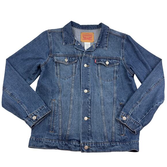 Levi's Other - Levi's Classic Timeless Medium Wash Denim Trucker Jacket Men's Size XL